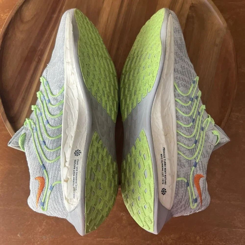 Nike Pegasus Turbo 1 Grey Light Green Women's Shoes Sneakers Size 7.5 DM3414-007